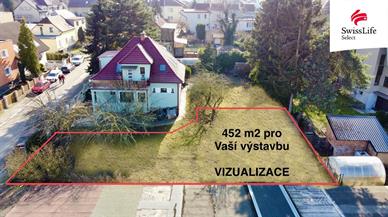 Prodej stavebního pozemku 452 m2 Plzeň